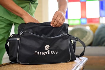Amedisys staff equipment carry bag