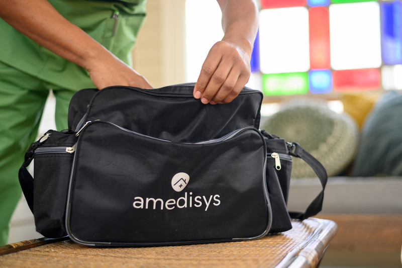 Amedisys staff equipment carry bag
