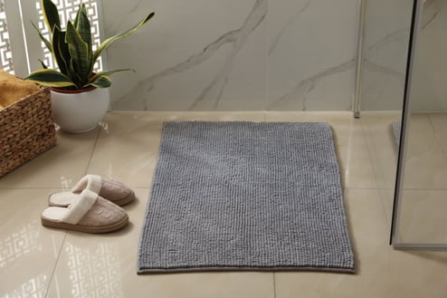 Nonslip bathmat outside of shower